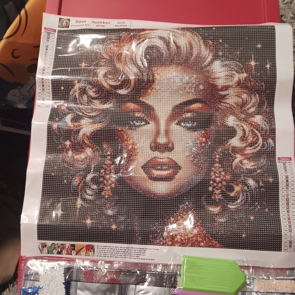 Marilyn Monroe Diamond Painting Kit 40x40
